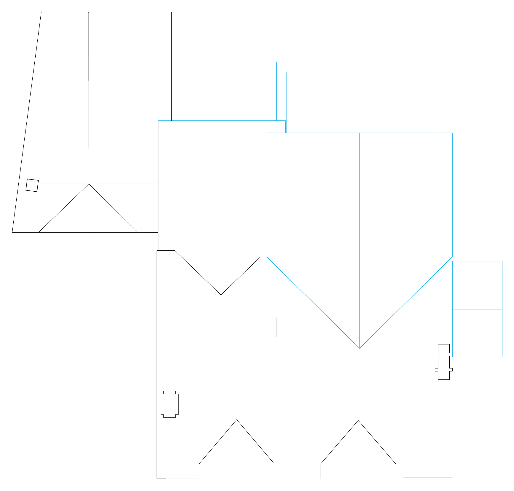 Proposed roof plan.